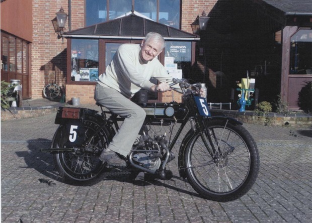 The 1911 Humber motorcycle, on loan from the Sammy Miller Museum